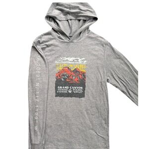 McGovern Outdoor Grand Canyon Hoodie Mens Medium Gray Excellent Coordinates NPS